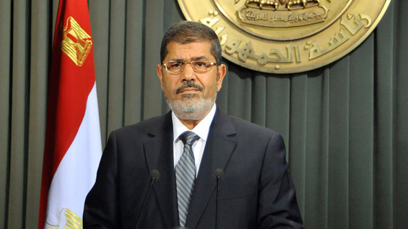 Ägyptens Präsident Mohammed Mursi; Foto: AP