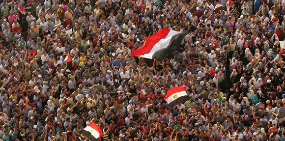 Demonstration auf dem Tahrirplatz; Foto: Reuters