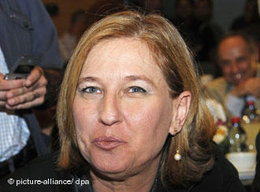 Zipi Livni; Foto: AP
