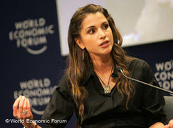 Königin Rania von Jordanien auf dem Weltwirtschaftsforum Nahost in Jordanien; Foto: World Economic Forum