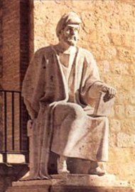 Statue of Averroes in Córdoba, Spain (photo/source: Wikipedia)
