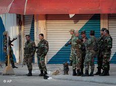 Syrische Armee in Latakia; Foto: AP