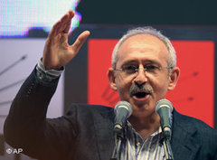 CHP-Oppositionschef Kilicdaroglu; Foto: AP 