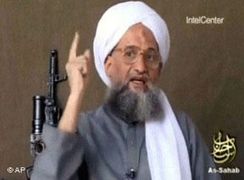 Ayman Al-Zawahiri im Jahr 2006; Foto: AP