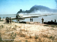 Iraqi attack on the Iranian port of Khorramshahr during the Iranian-Iraqi War in 1980 (photo: dpa)