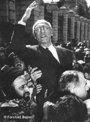 Mohammed Mossadegh during a rally in Iran (photo: Farshad Bayan/DW)