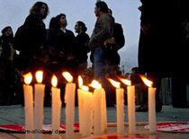 Vigil for the three Christians murdered in Malatya in Istanbul (photo: dpa)