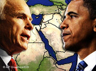 Barack Obama and John McCain (image: AP/DW)