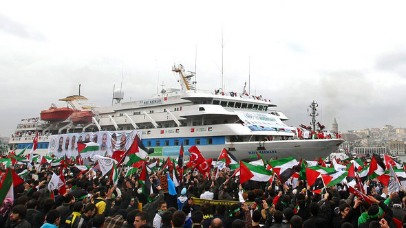 Die Mavi Marmara in Istanbul; Foto: dpa