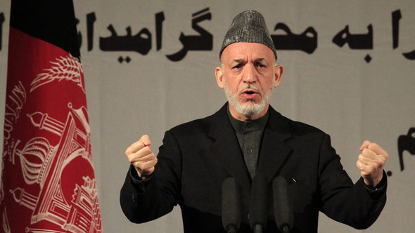 Afghanistan's President Hamid Karzai (photo: Reuters)