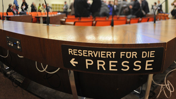 Courtroom of the Higher Regional Court in Munich (photo: dpa/picture-alliance)