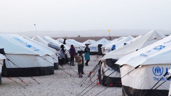 The Zaatari refugee camp in Jordan (photo: Karen Leigh/DW)