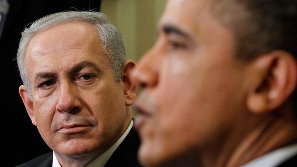 US-Präsident Barack Obama und der israelische Premierminister Benjamin Netanjahu; Foto: Pablo Martinez Monsivais/AP/dapd