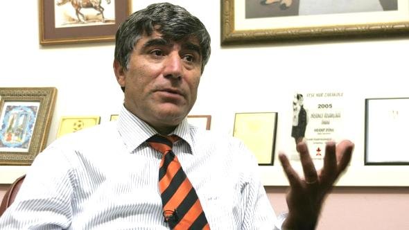Journalist Hrant Dink talks during an interview with The Associated Press at his office in Istanbul, Turkey, in this November 2006 file photo (photo: AP)