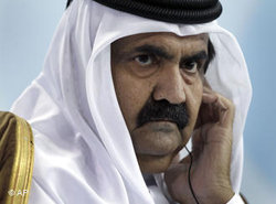 Hamad bin Chalifa Al Thani Scheich von Katar; Foto: AP