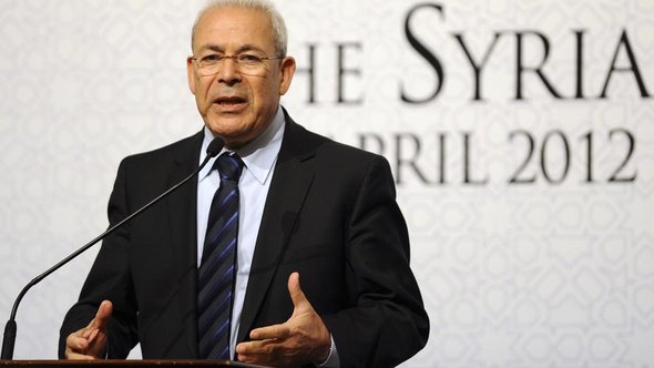 Der ehemalige Vorsitzende des Syrischen Nationalrats, Burhan Ghalioun; Foto: AP