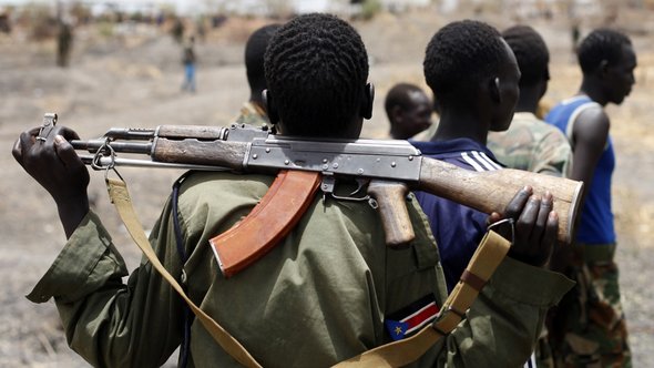 Kämpfer der Sudan People’s Liberation Army (SPLA); Foto: Reuters