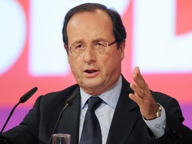 Der französische Präsident François Hollande; Foto: dpa