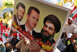 Demonstration der Hezbollah in Beirut; Foto: AP