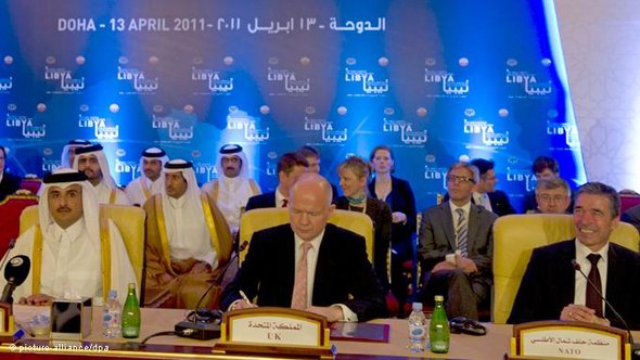 Treffen der Kontaktgruppe im Konfliktfall Libyen in Doha; Foto: dpa