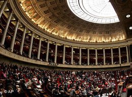 Frankreichs Nationalversammlung; Foto: AP