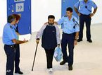Mustafa Dirani beim Ausstausch auf dem Köln-Bonner Flughafen, Foto: AP