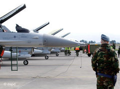 Nato-Kampfjets in Italien vor dem Einsatz in Libyen; Foto: dapd