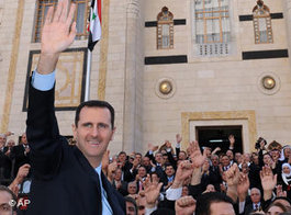 Präsident Baschar al-Assad; Foto: AP Photo/SANA