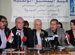 Treffen des Syrischen Nationalrats in Damaskus; Foto: dpa