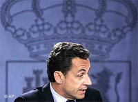 Französischer Präsident Sarkozy; Foto: AP