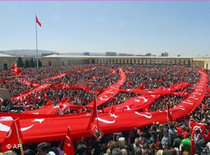 Demonstration gegen Ministerpräsident Erdogan in Ankara; Foto: AP