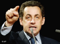 Präsident Sarkozy; Foto: AP
