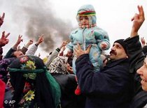 Kurdische Demonstration zum Newroz-Fest; Foto: AP