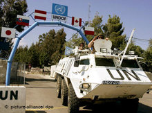 Das Hauptquartier der UN auf dem Golan; Foto: dpa