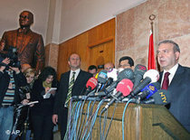 Türkisches Verfassungsgericht Pressekonferenz; Foto: AP