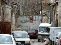 Mauer in der Haupstadt Zyperns Nikosia; Foto: dpa