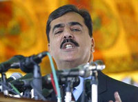 Premierminister Syed Yusuf Raza Gilani; Foto: AP