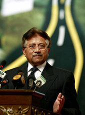 Pakistans Präsident Pervez Musharraf, Foto: AP