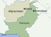 Karte Grenzregion Pakistan Afghanistan Foto: DW