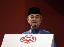 Malaysias ehemaliger Premier Abdullah Ahmad Badawi; Foto: AP