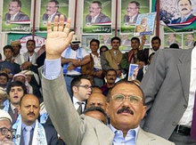 Jemens Präsident Ali Abdullah Saleh; Foto: AP