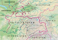 Karte Tadschikistan; Wikipedia © Creative Commons