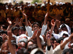 Wahlkampfveranstaltung in der Ghazi-Provinz; Foto: AP