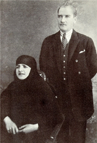 Latife Ussaki und Kemal Atatürk; Foto: wikimedia