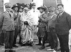 Verhaftung Omar al-Mukhtar durch italienische Faschisten 1931; Foto: DW