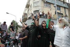 Trauermarsch der Opposition in Teheran; Foto: privat