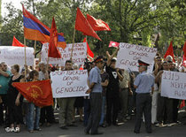 Protest in Armenien gegen die Türkei; Foto: AP