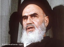 Ayatollah Khomeini; Foto: dpa