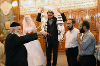 A traditional Jewish wedding ceremony in Iran (photo: AP)