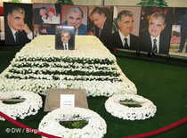 Hariris Grabstätte im Zentrum Beiruts; Foto: DW